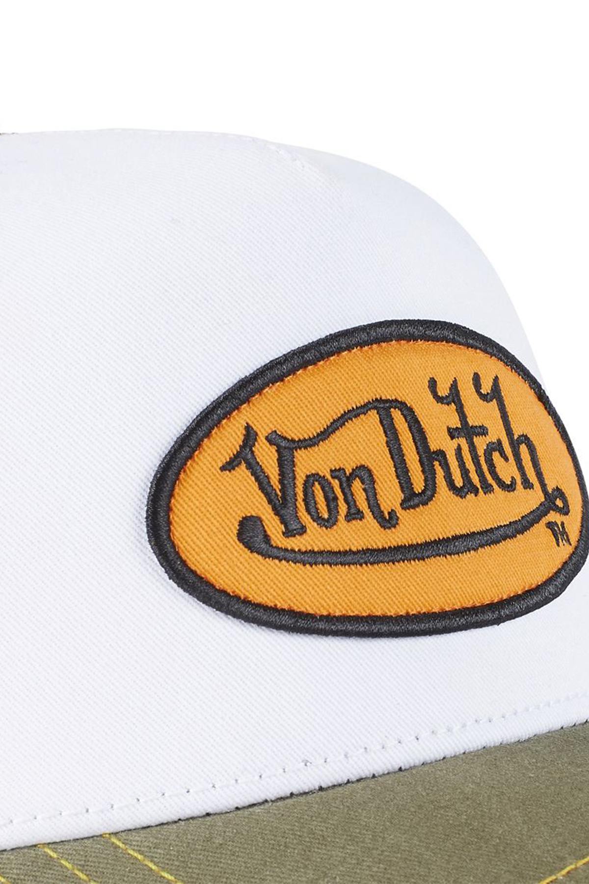 White khaki and black trucker cap - Image n°4