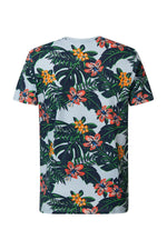 Men's floral print t-shirt - Image n°2