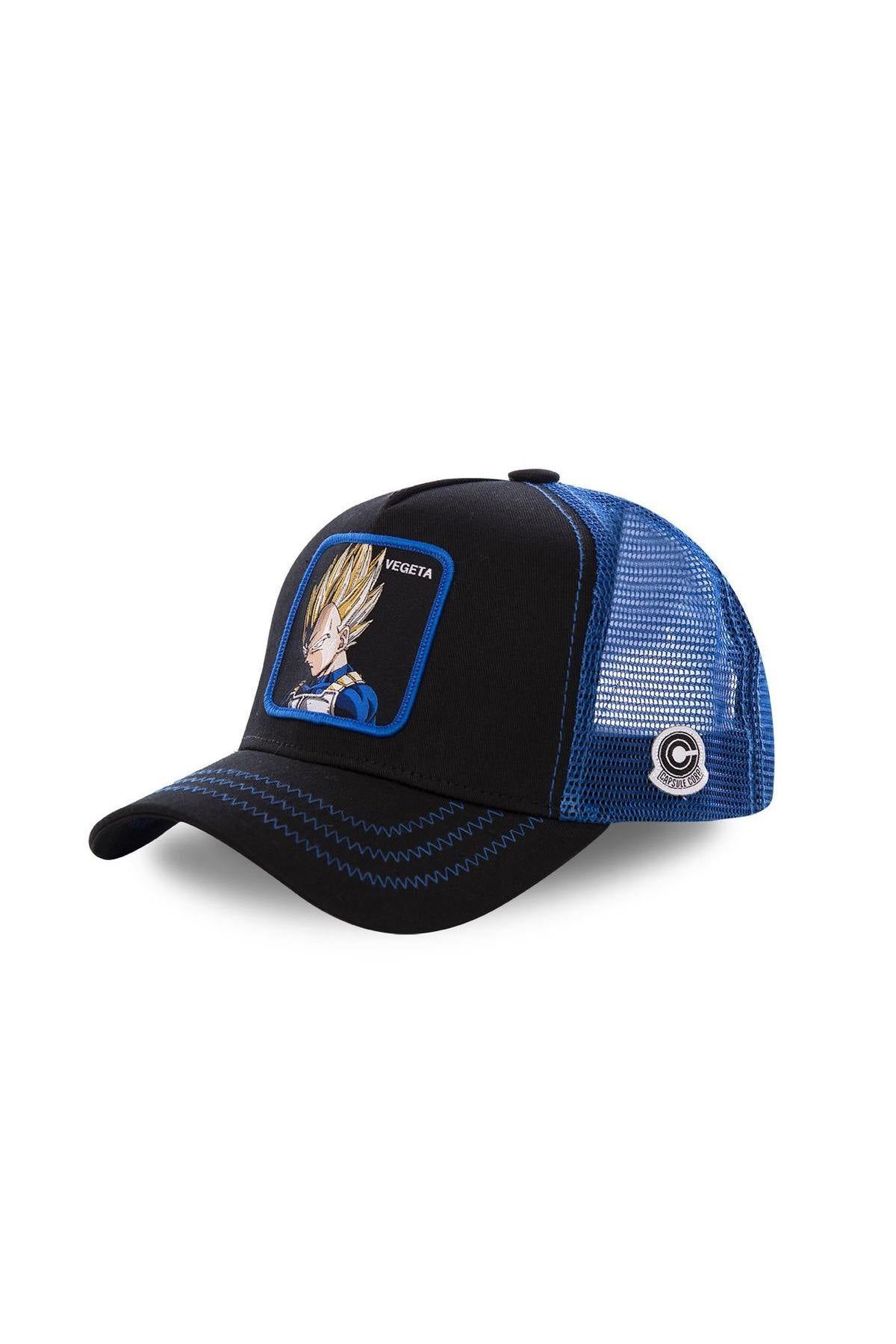 Black and blue Vegeta trucker cap - Image n°1