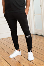 Black slimfit jogging pants - Image n°1