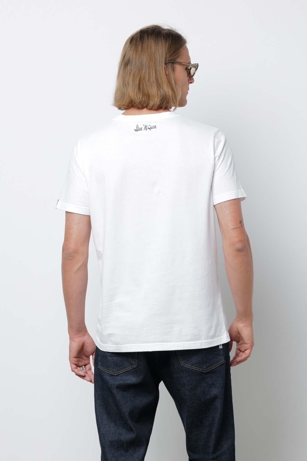 White Hero Steve McQueen T-shirt - Image n°6