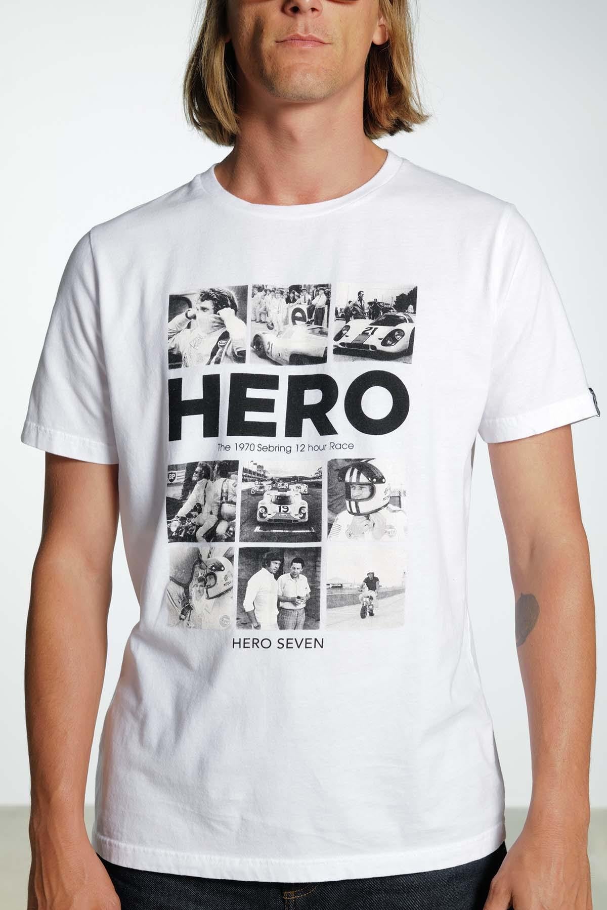 White Hero Steve McQueen T-shirt - Image n°3