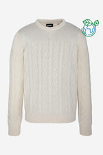 Recycled white sweater - Image n°1