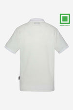  Men's off-white retro-style polo shirt - Image n°2