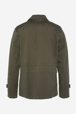 Khaki multi-pocket cotton jacket - Image n°6