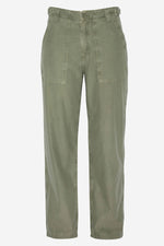 Light khaki cotton pants - Image n°2