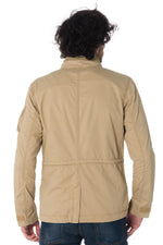 Men's sand-colored military jacket - Image n°5